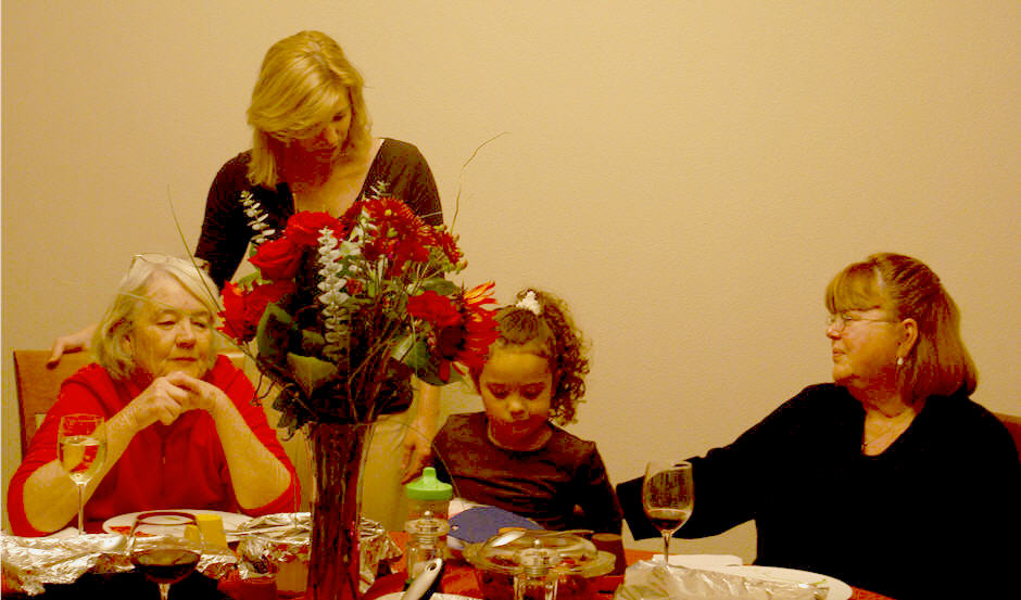 Glimpses of a Thanksgiving Dinner