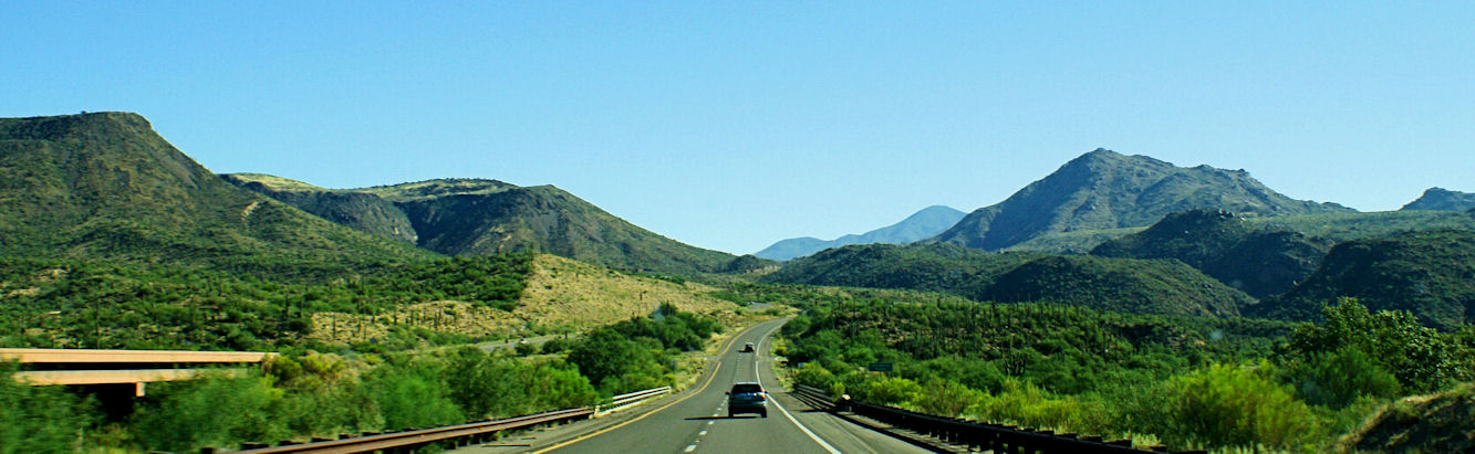 On the road in Arizona…