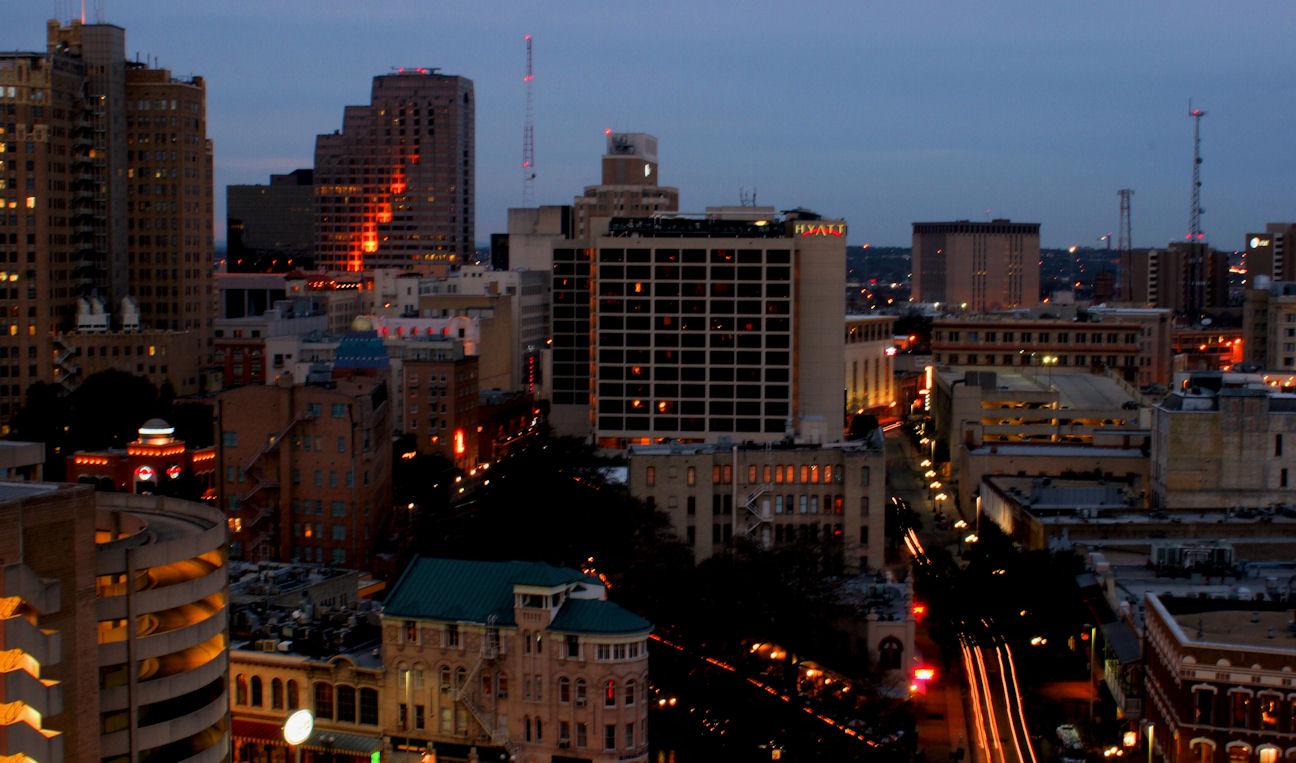 San Antonio Downtown… Night and Day