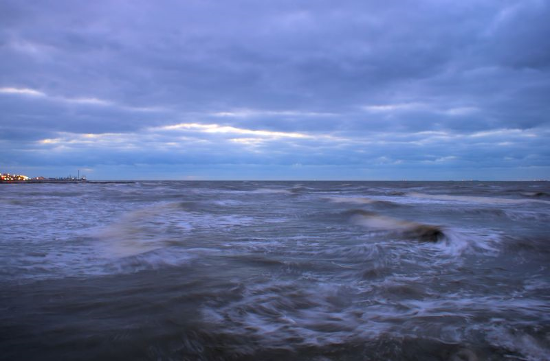 “It was a windy and overcast morning in Galveston”
