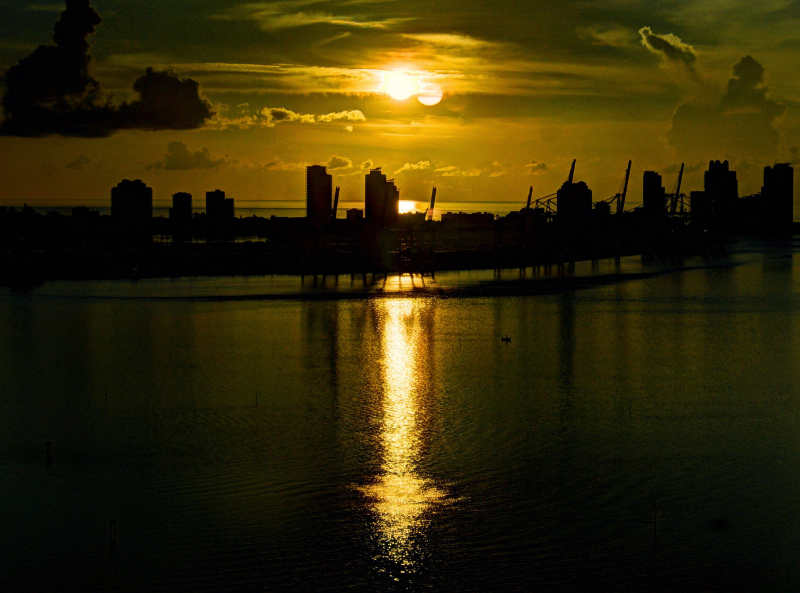 Miami Sunrises and Stop on the drive home
