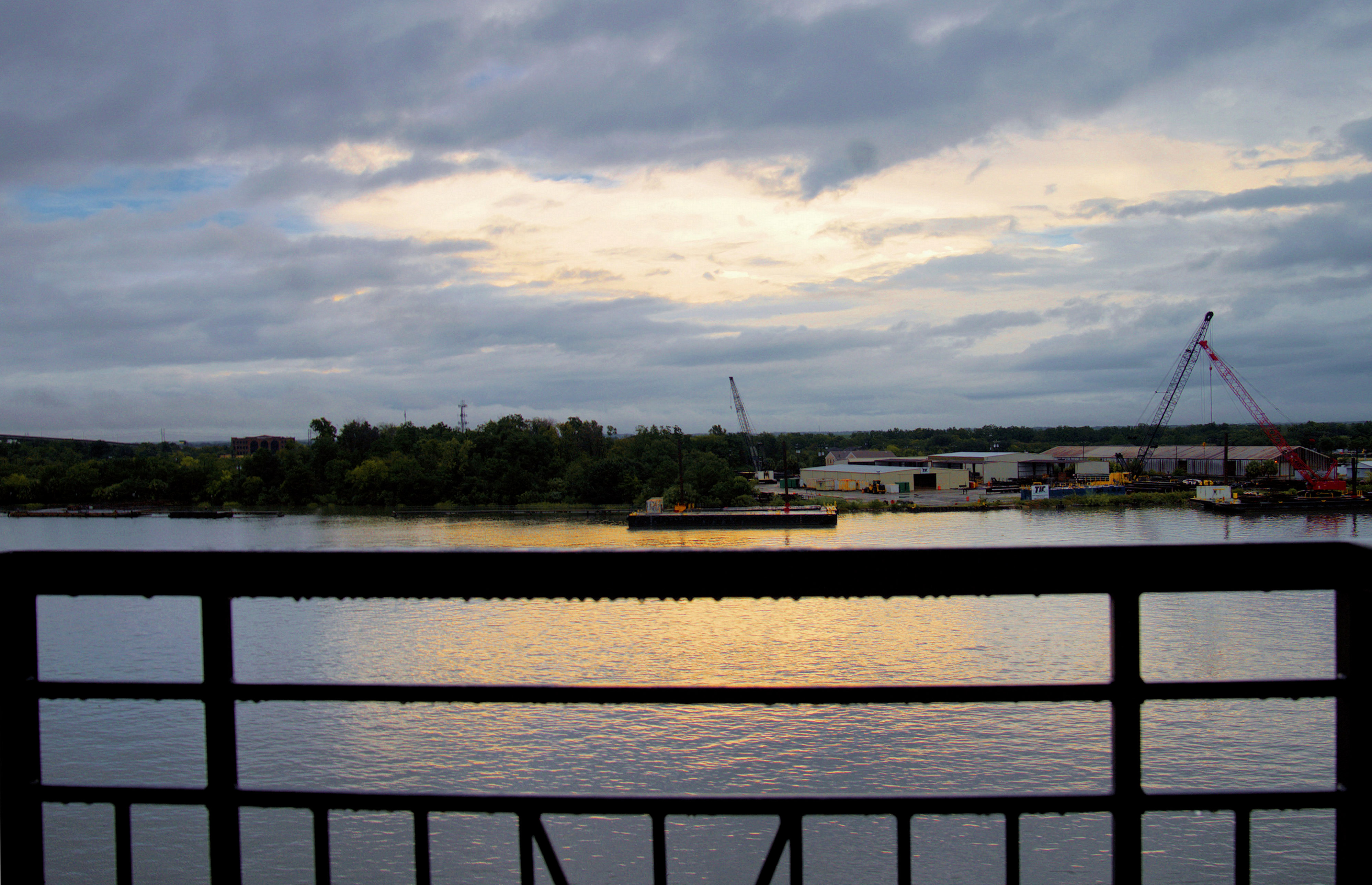 View from a Savannah hotel room