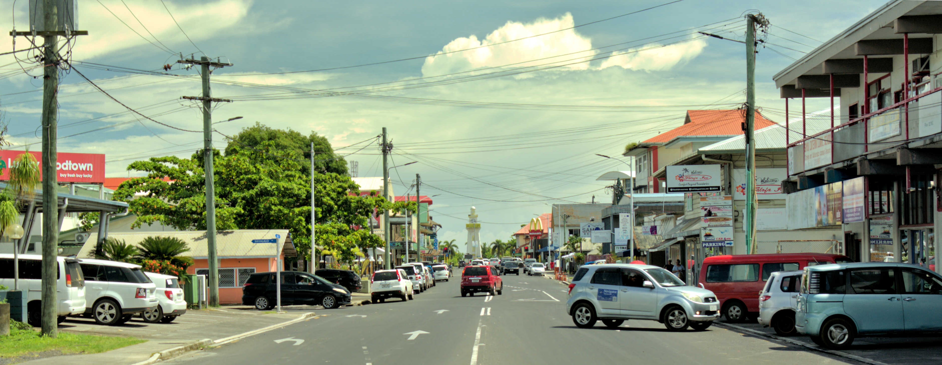 Apia, Samoa- a streetwalk
