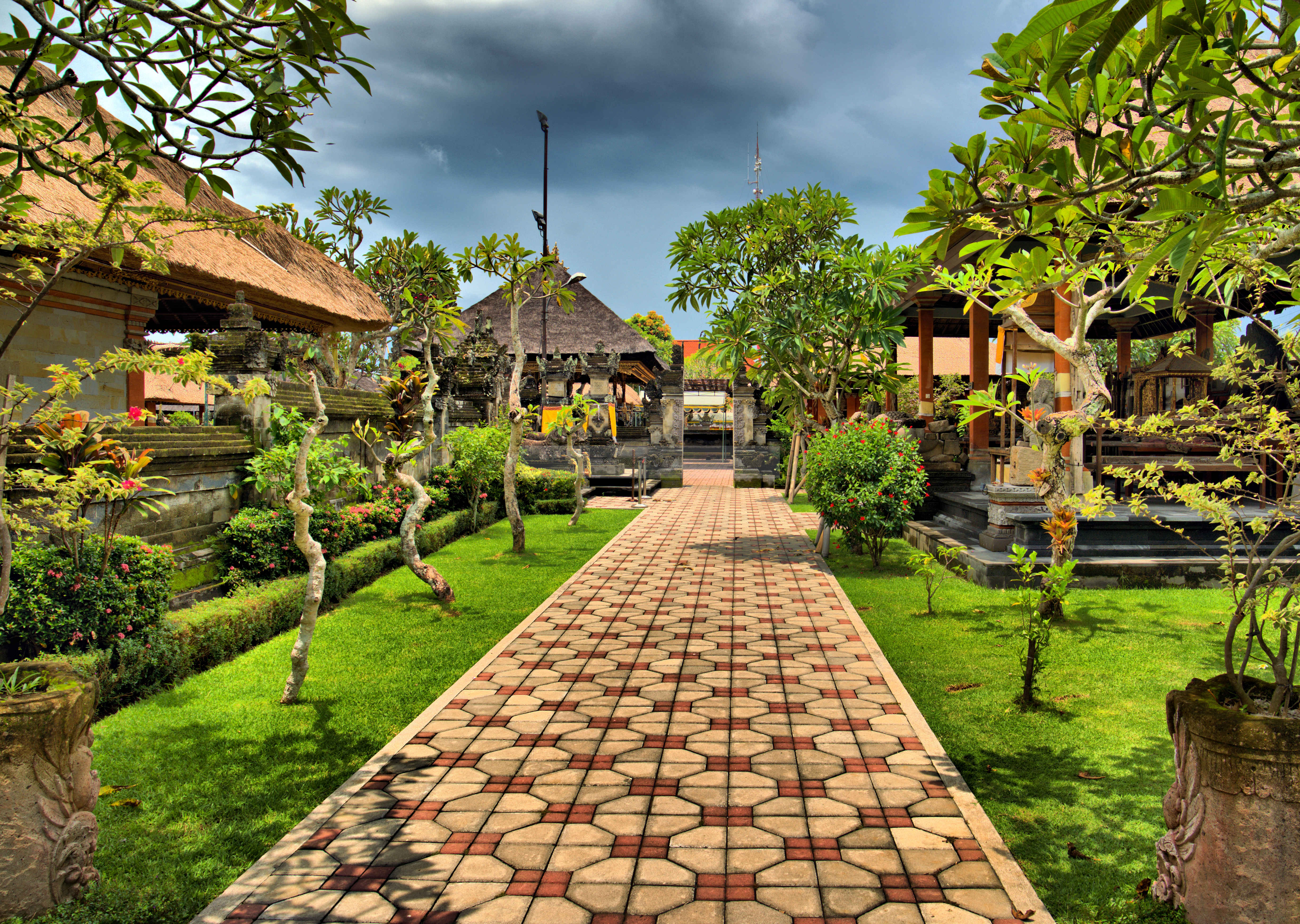 Bali (Benoa), Indonesia- 1 of 3- a Monastery and a Temple