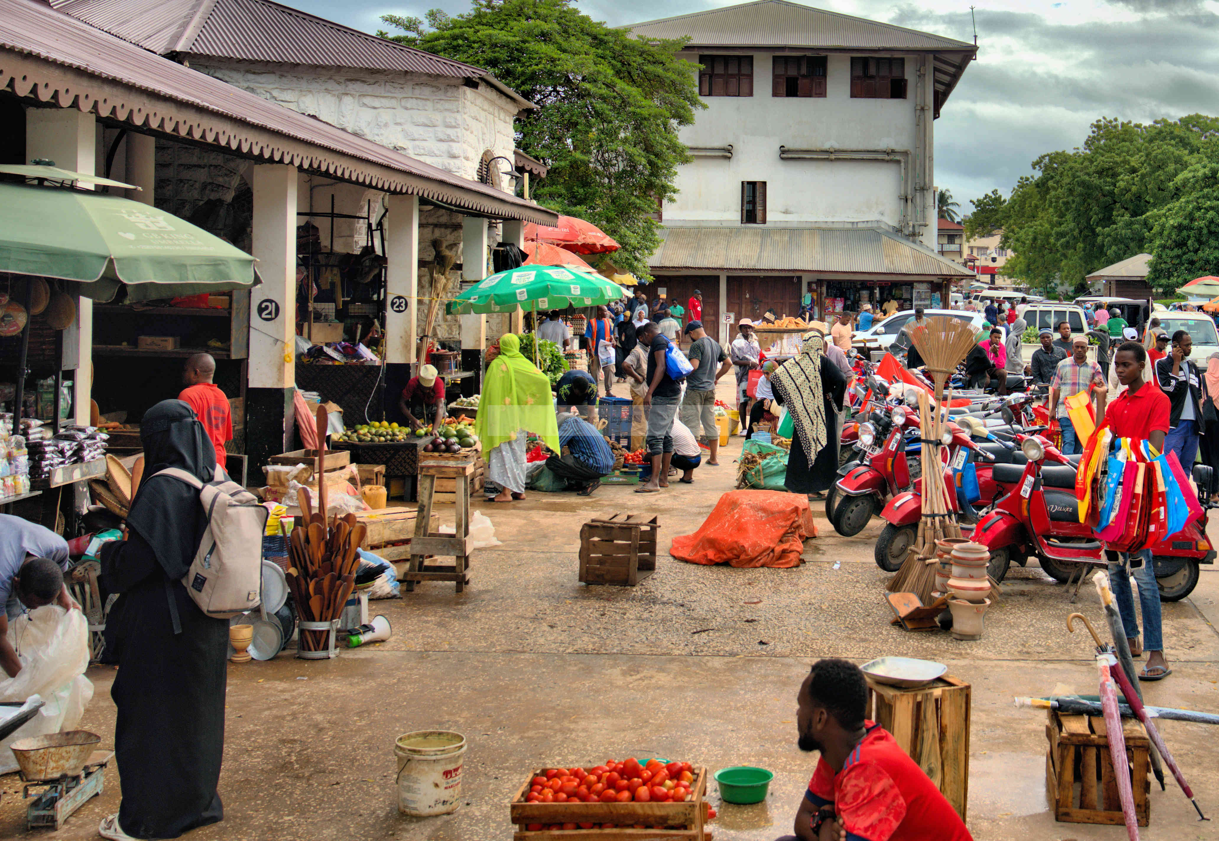 Zanzibar, Tanzania- 1 of 3- Grocery shopping in Africa