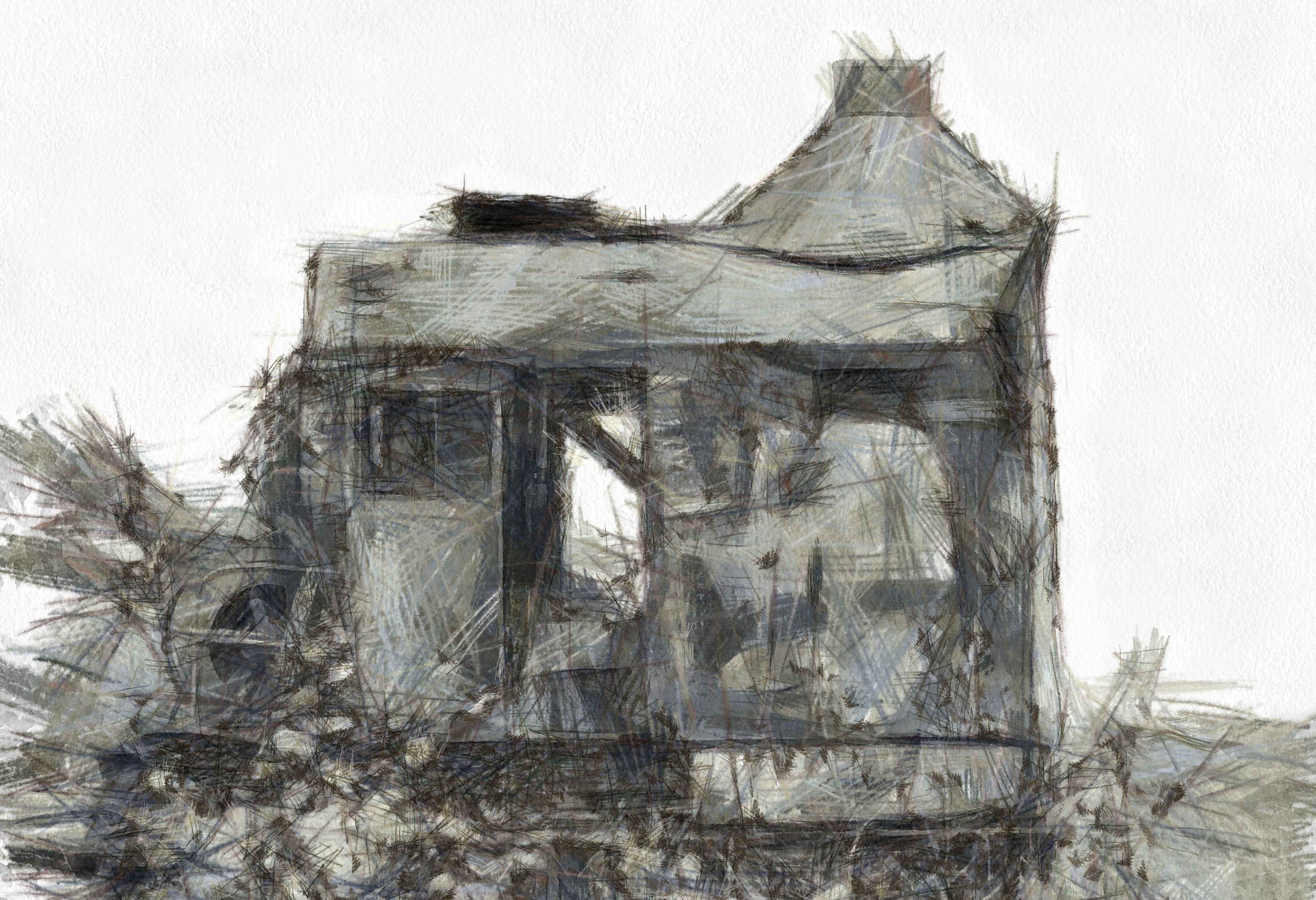 1983 Spencer Shops in Black & White: Abandoned Railroad History