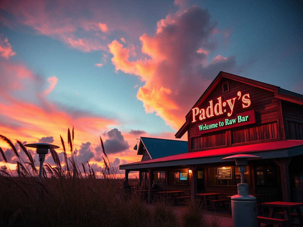 Sunset on a cold St. George Island… in Florida